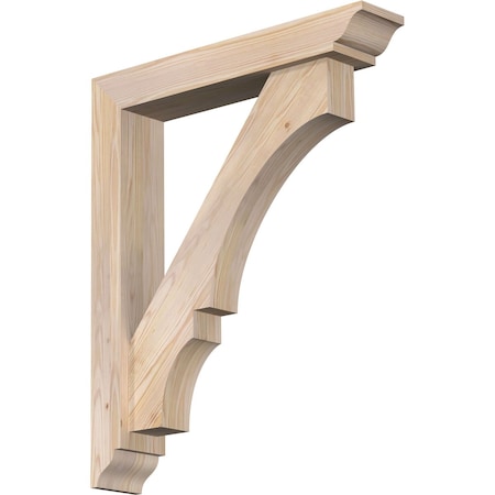 Balboa Traditional Smooth Bracket W/ Offset Brace, Douglas Fir, 5 1/2W X 30D X 36H